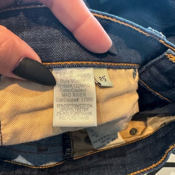 rag & bone 10” ankle skinny jeans in size 25 - Picture 3 of 7
